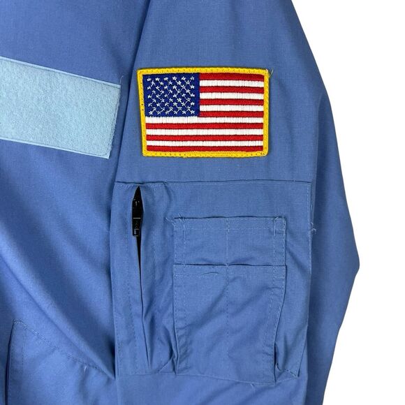 VTG 80s NASA Space Camp Mens Sz M Jacket USA Space Gear Jacket Huntsville ALA - Picture 4 of 10